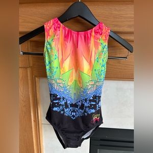 GK Simone Biles Leotard, Color Wave Signature Collection, Adult XS